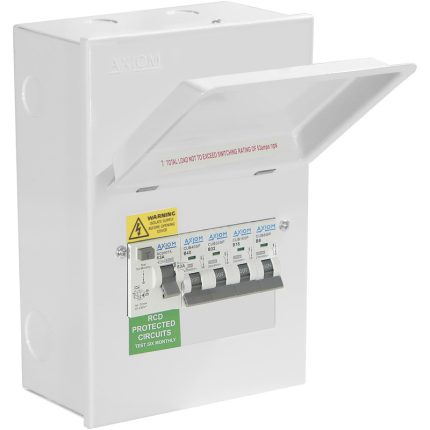 Axiom Metal Consumer Unit + 63A Type A RCD